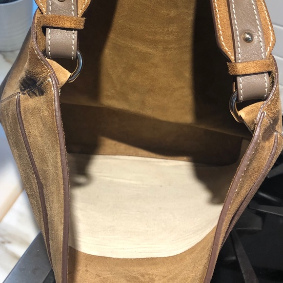 Massimo Dutti Suede Suede Shoulder Bag - Picture 5 of 5